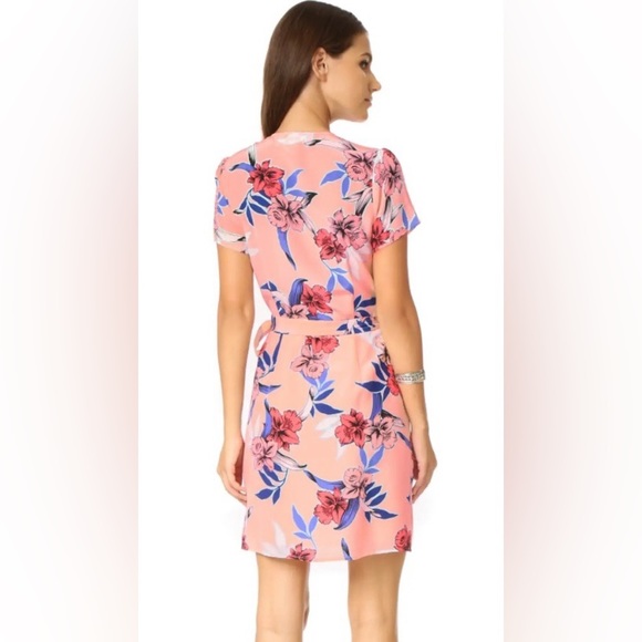 100% SILK‼️ NWT YUMI KIM Grapevine Wrap Dress in Maui Escape, Size XS - Picture 4 of 14